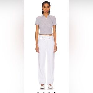 Agolde criss cross white- element  jeans